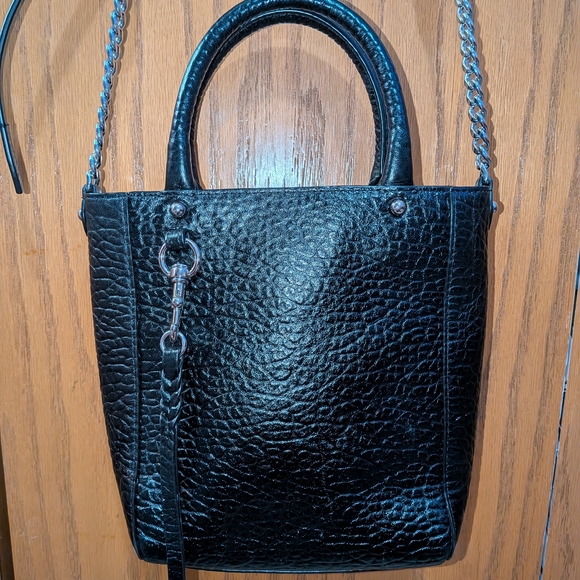 Rebecca Minkoff Black Textured Leather Tote - Picture 6 of 15